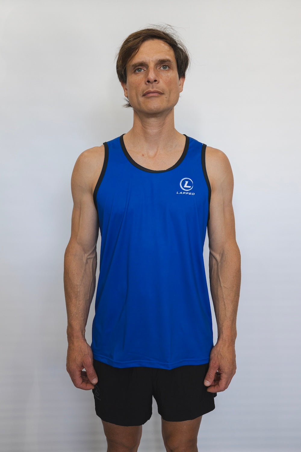 Men's Breeze Running Singlet (Blue)