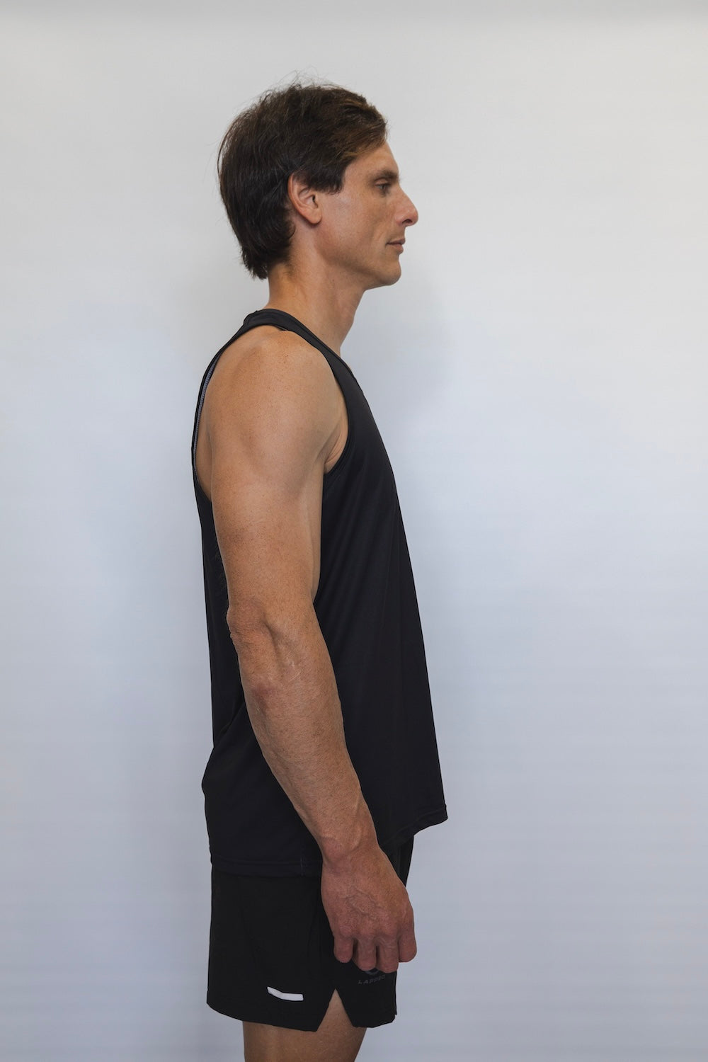 Men's Breeze Running Singlet (Black)