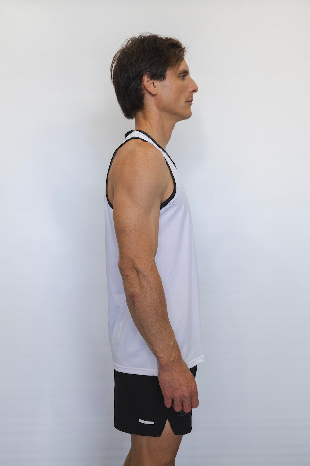 Men's Breeze Running Singlet (White)