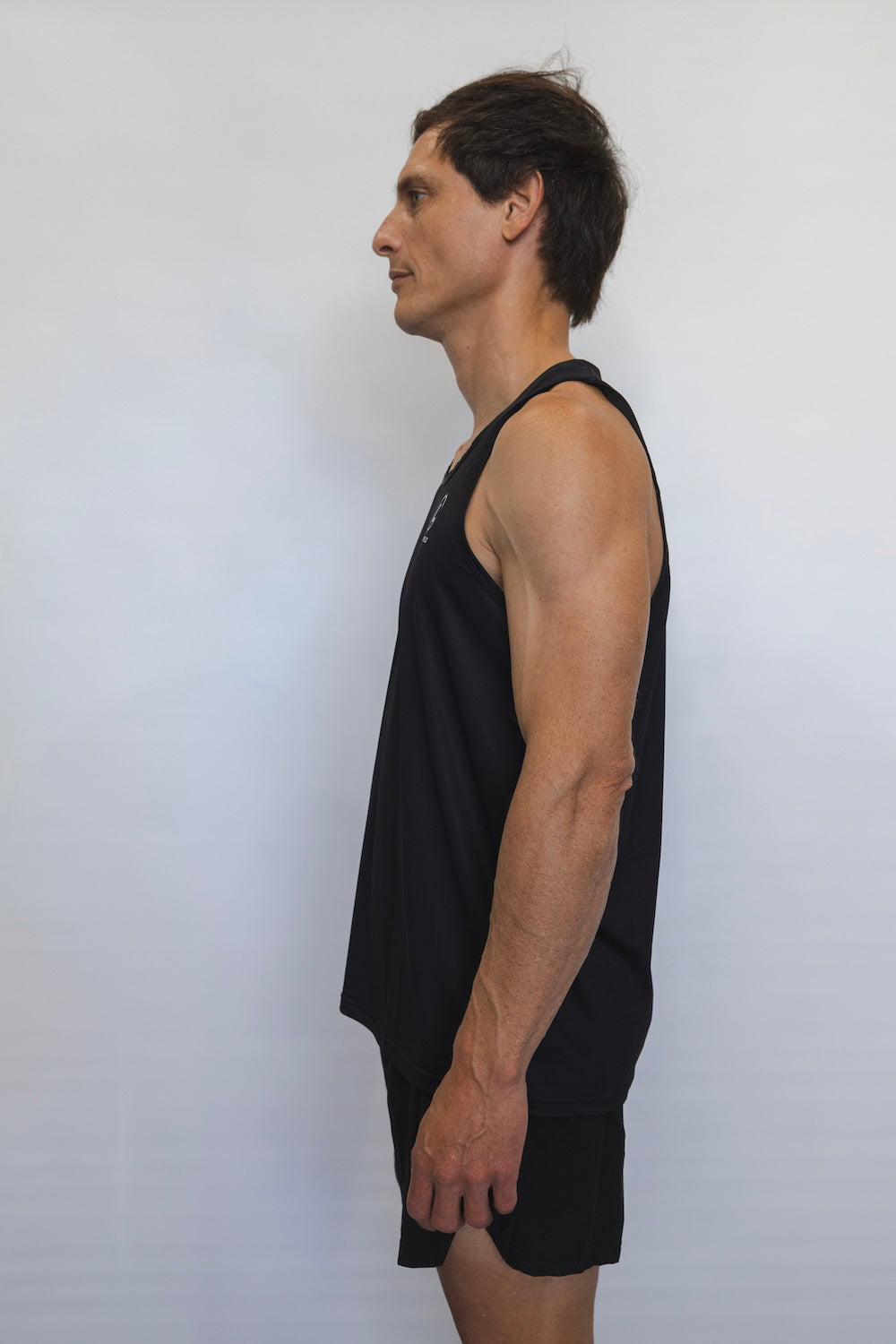 Men's Breeze Running Singlet (Black)