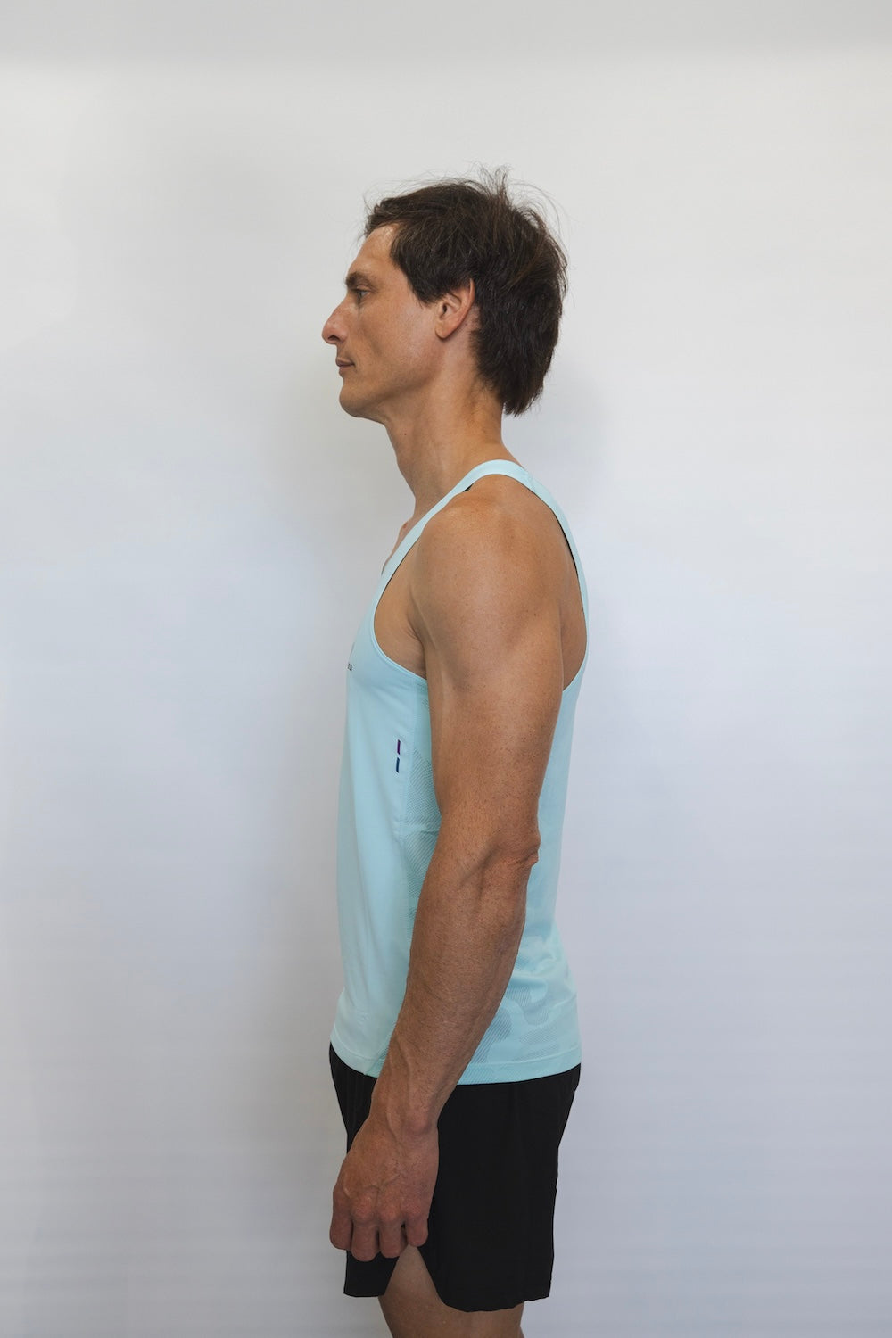 Men's Ultra light Breeze Running Singlet (Teal)