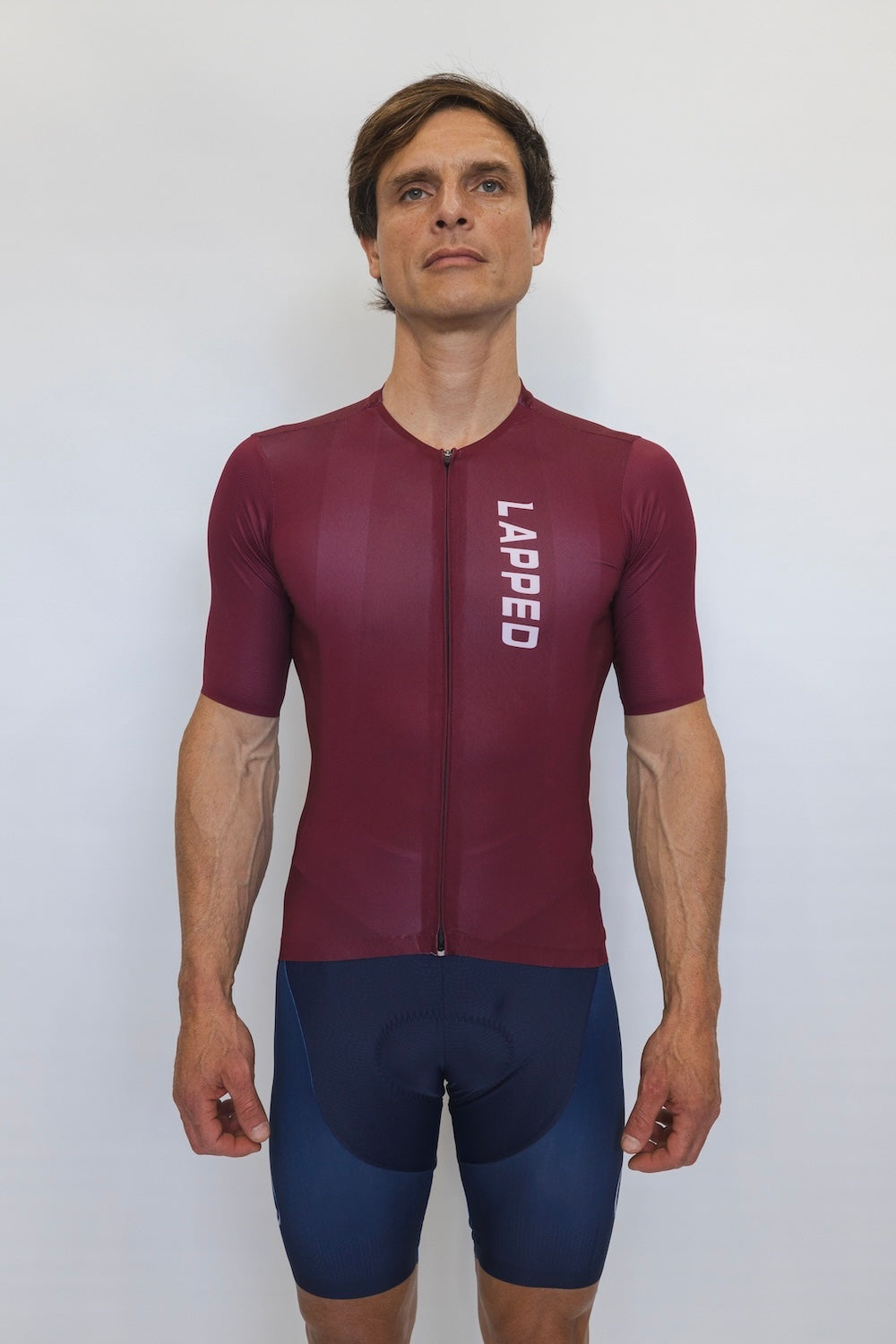 Men's Cycle Jersey (Maroon)