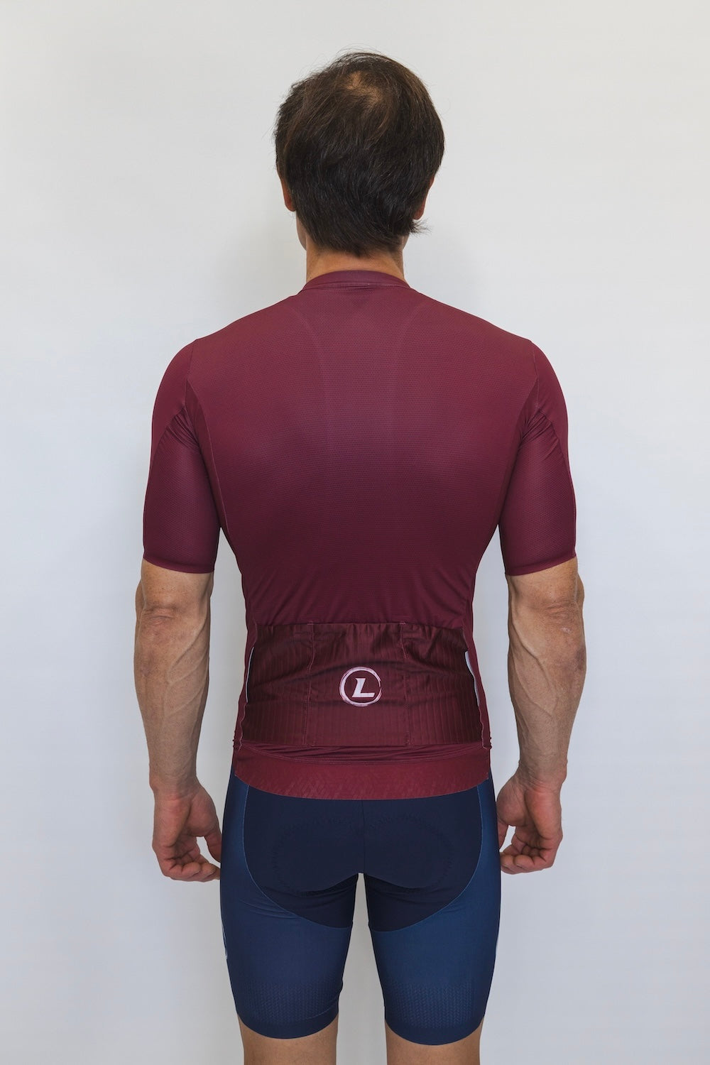 Men's Cycle Jersey (Maroon)