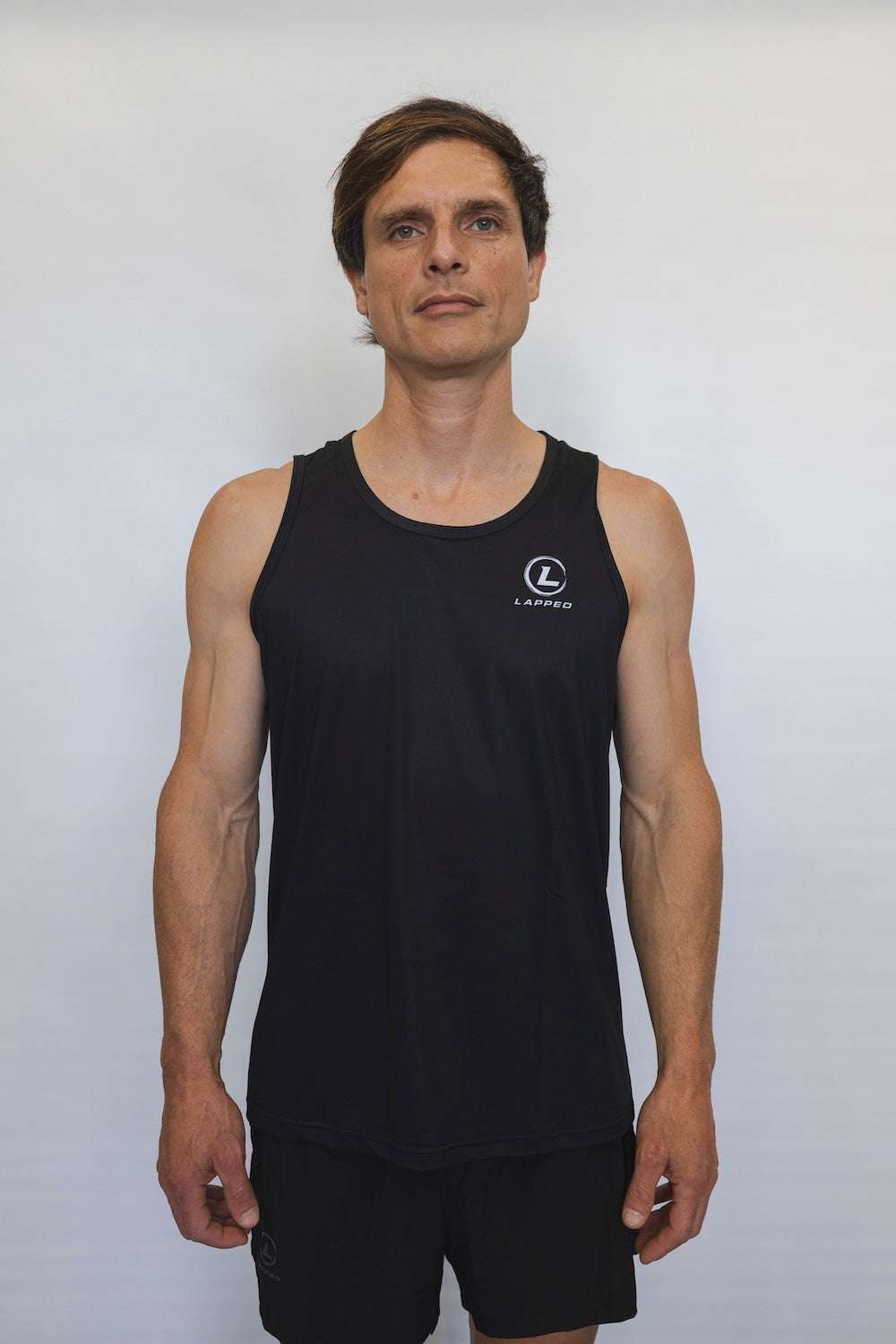 Men's Breeze Running Singlet (Black)