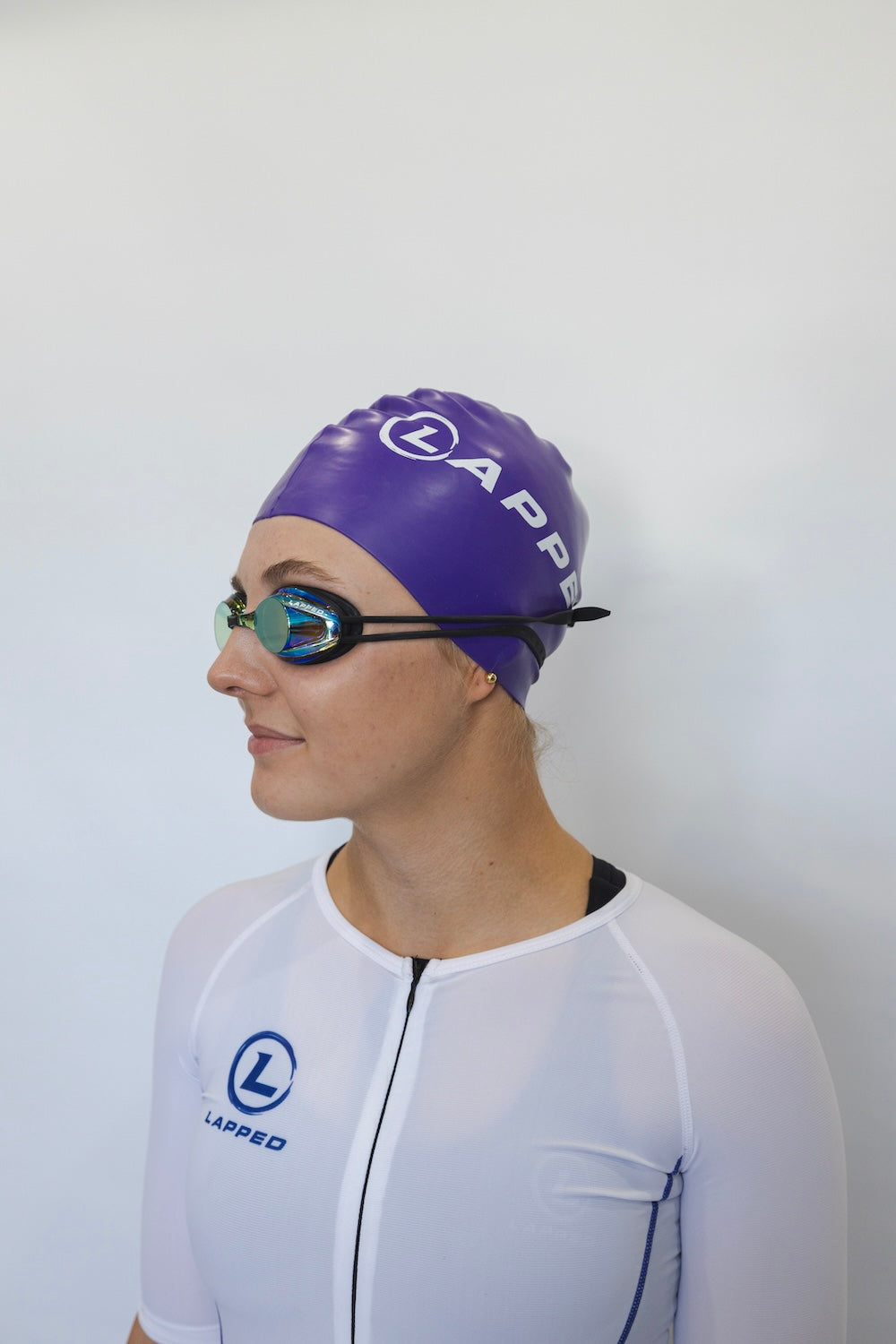 Silicone Swim Cap (Purple)