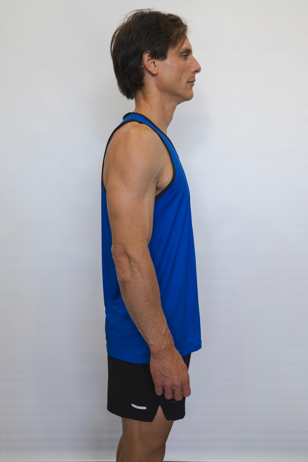 Men's Breeze Running Singlet (Blue)