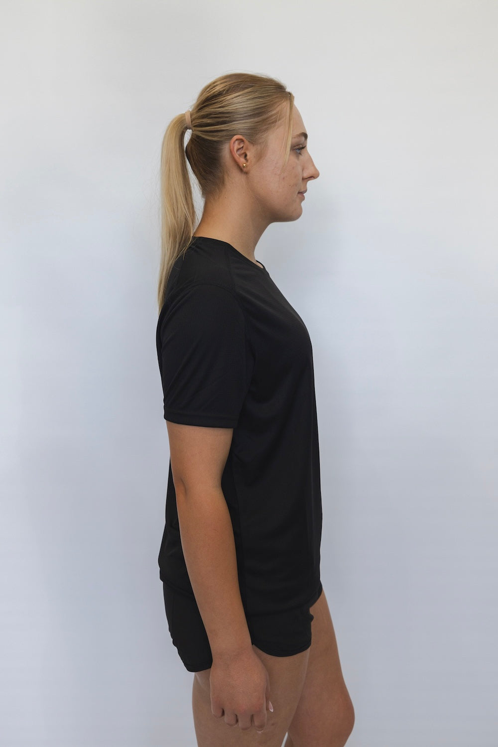 Women's Breeze Running T-shirt (Black)