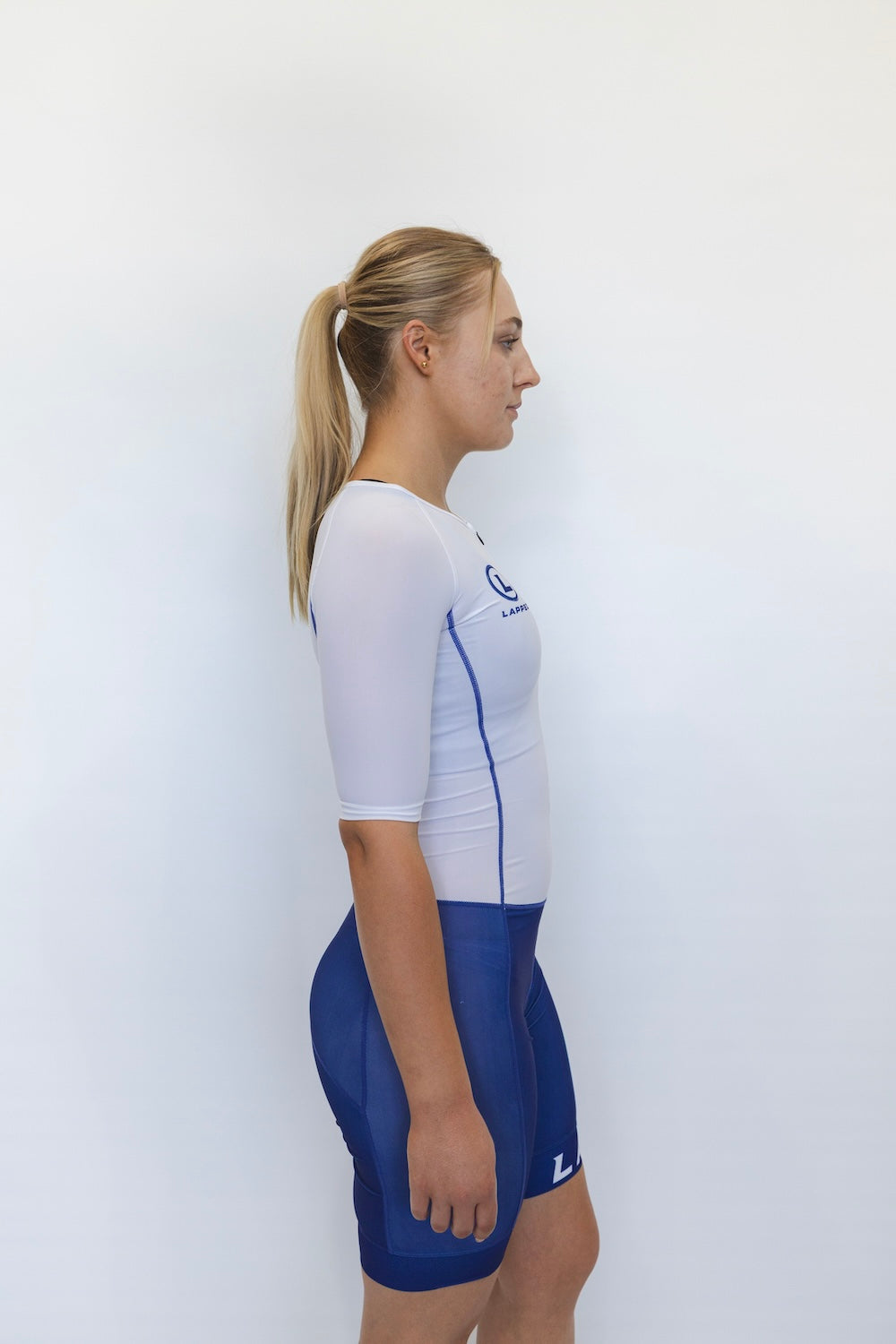Women's Elite Trisuit (Blue/ White)