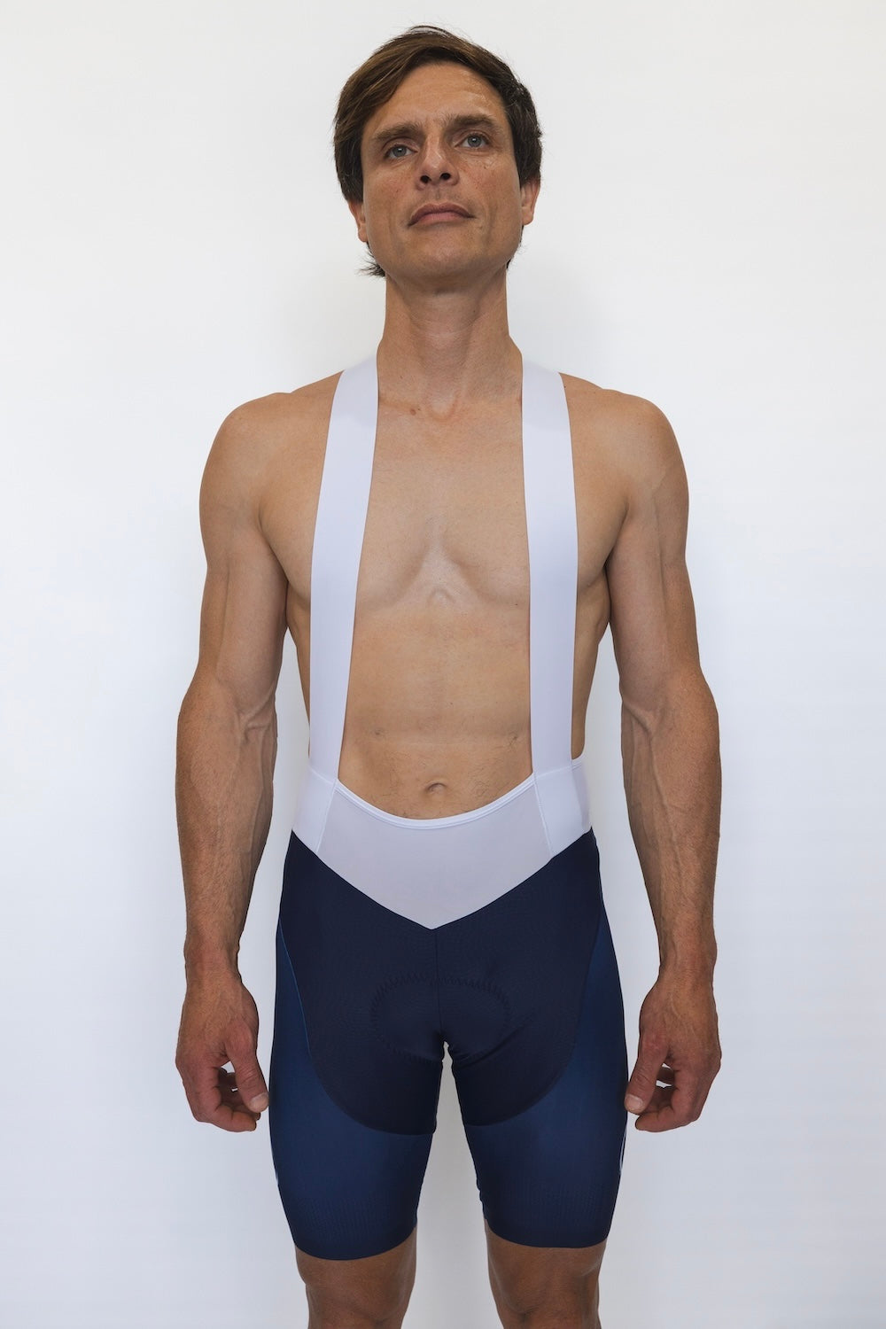 Men's Pro Bib Shorts (Navy/ White)