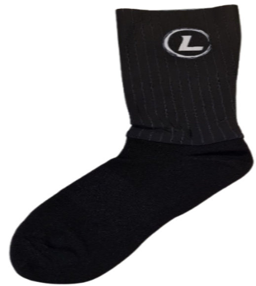 Black Lapped Aero Socks